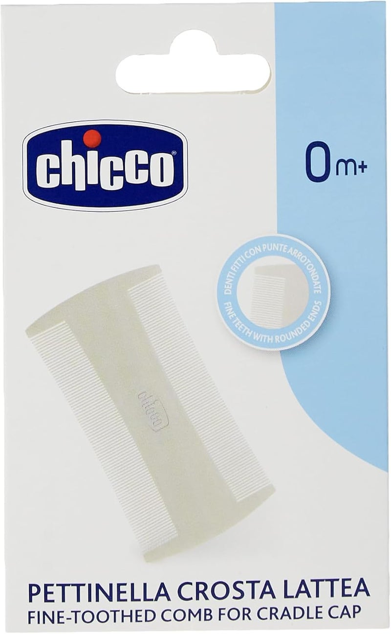Chicco Fine-Toothed Comb 0m+, White - Image 2